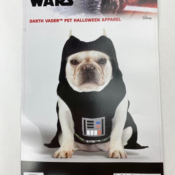 Darth Vader Pet Halloween Costume Hooded Shirt - Picture 5 of 6